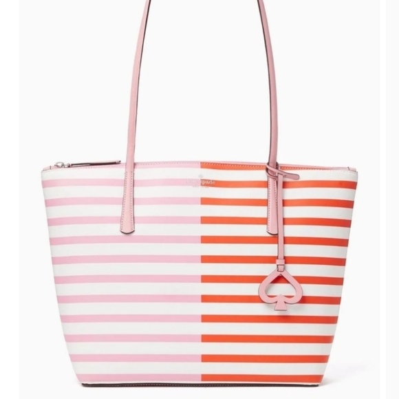 Kate Spade Large Stripe Tote - Picture 5 of 7